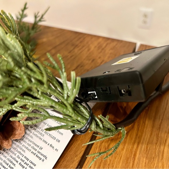 Viral Norfolk Pine Real Touch Garland 9ft by Aspen VHTF TIKTOK FAMOUS Pre Lit - Picture 12 of 16